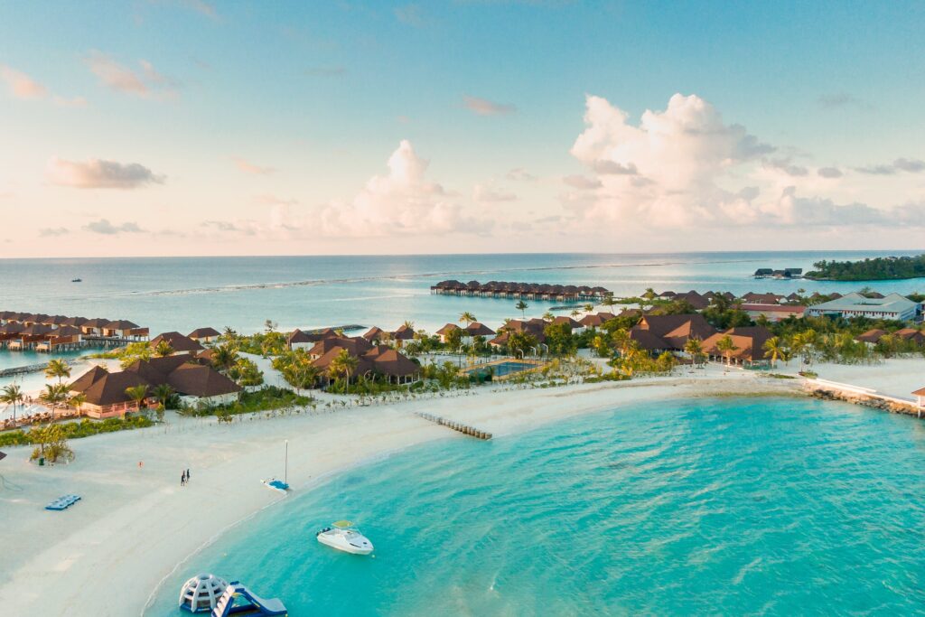A Beautiful Island Resort in the Maldives