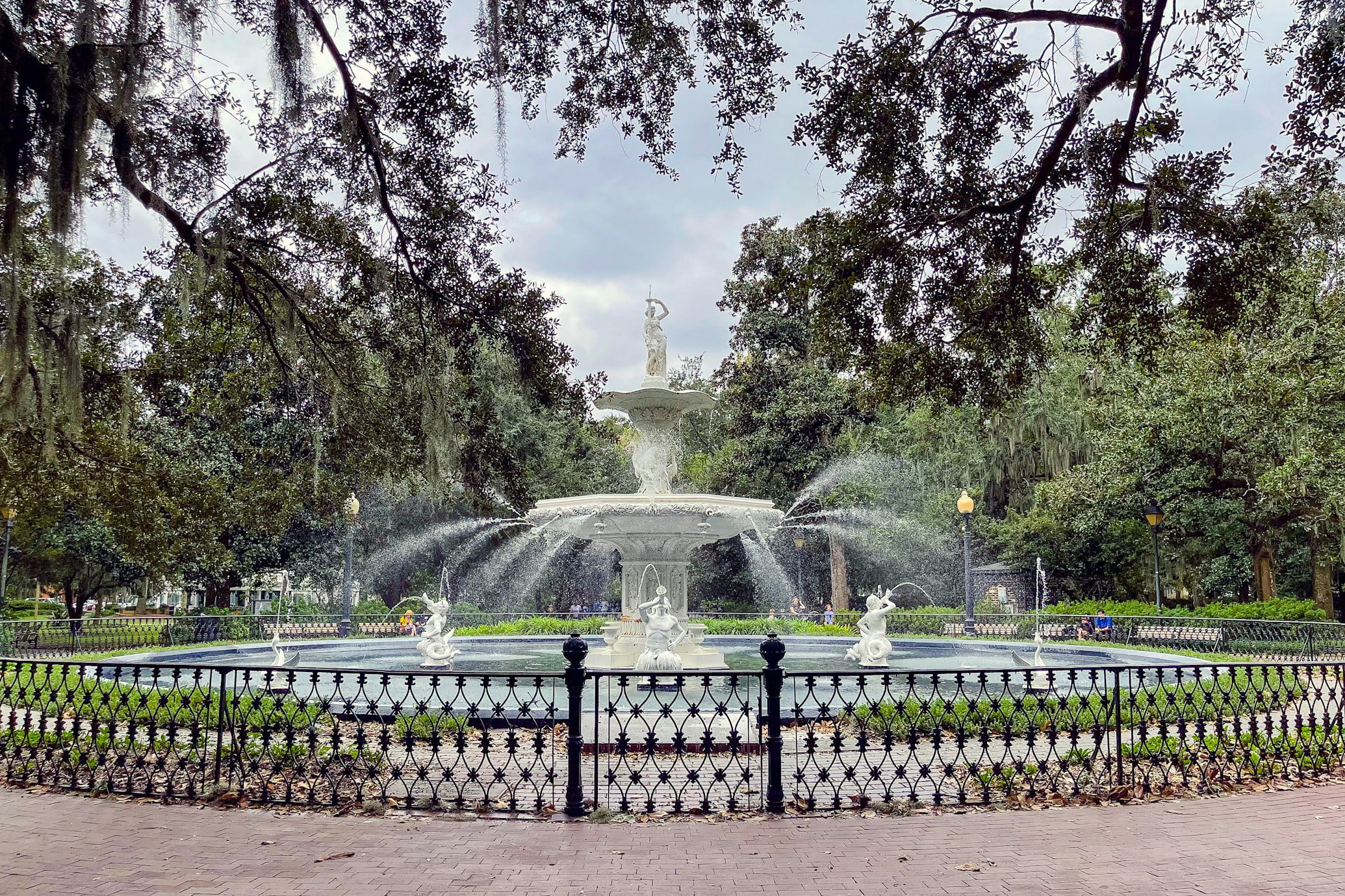 Forsyth Park fountain, Savannah, GA